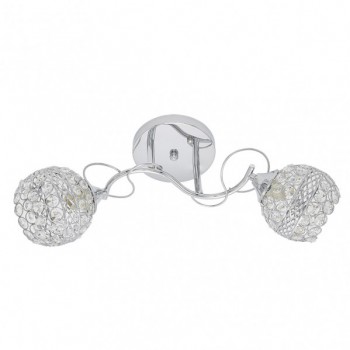 Distribuidor - Lâmpadas Diversas | Lâmpadas Modernas | LAMPARA LALIBELA 2XE14 CROMO 22X51X14,5 CM Ref: 154952020